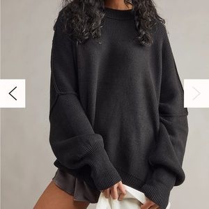 Free people easy street tunic in black